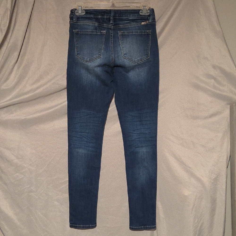 KanCan Distressed Dark Blue Skinny Jeans